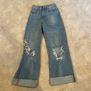 Urban outfitters blue ripped jeans